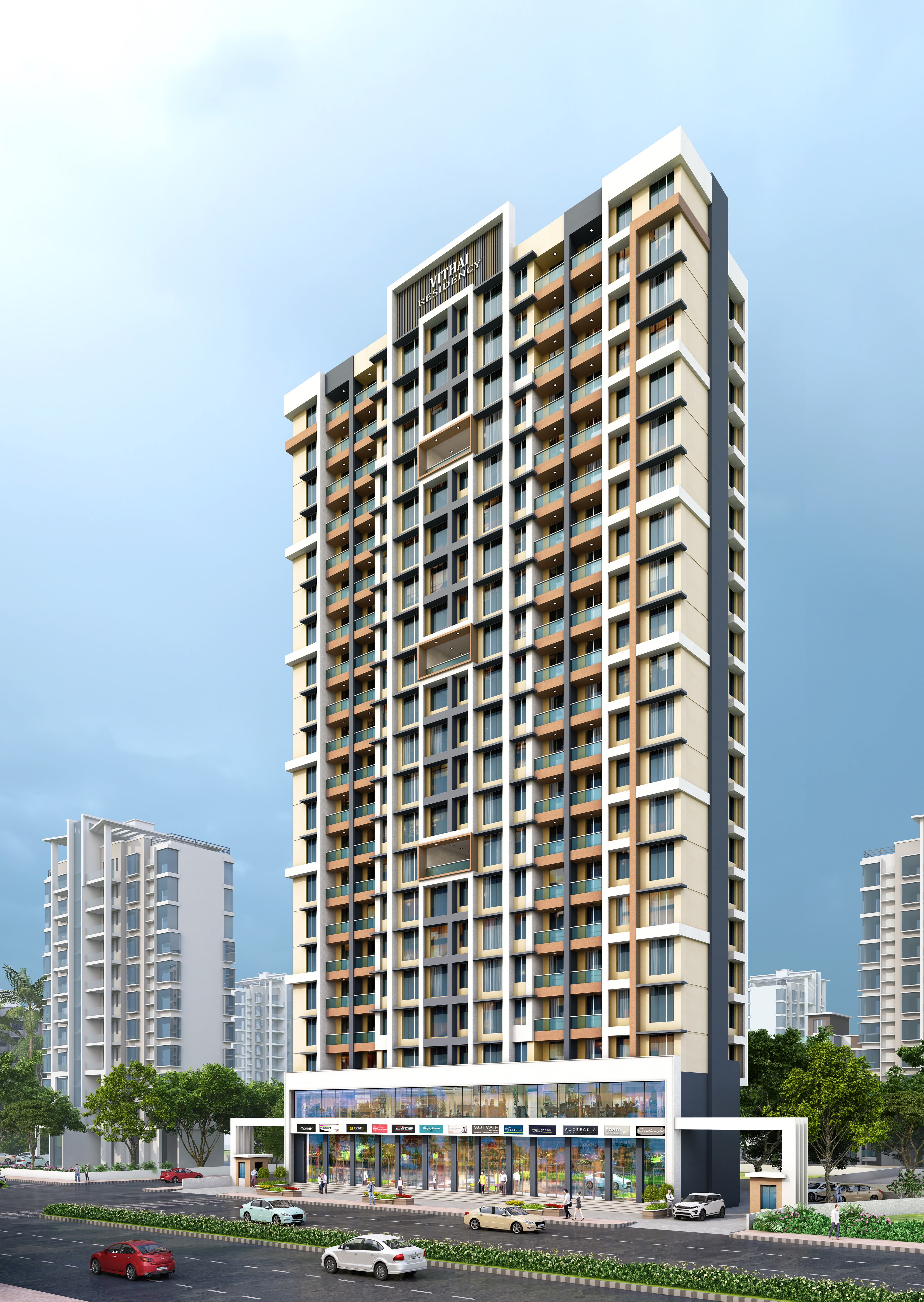 Vithal Residency redevelopment tower