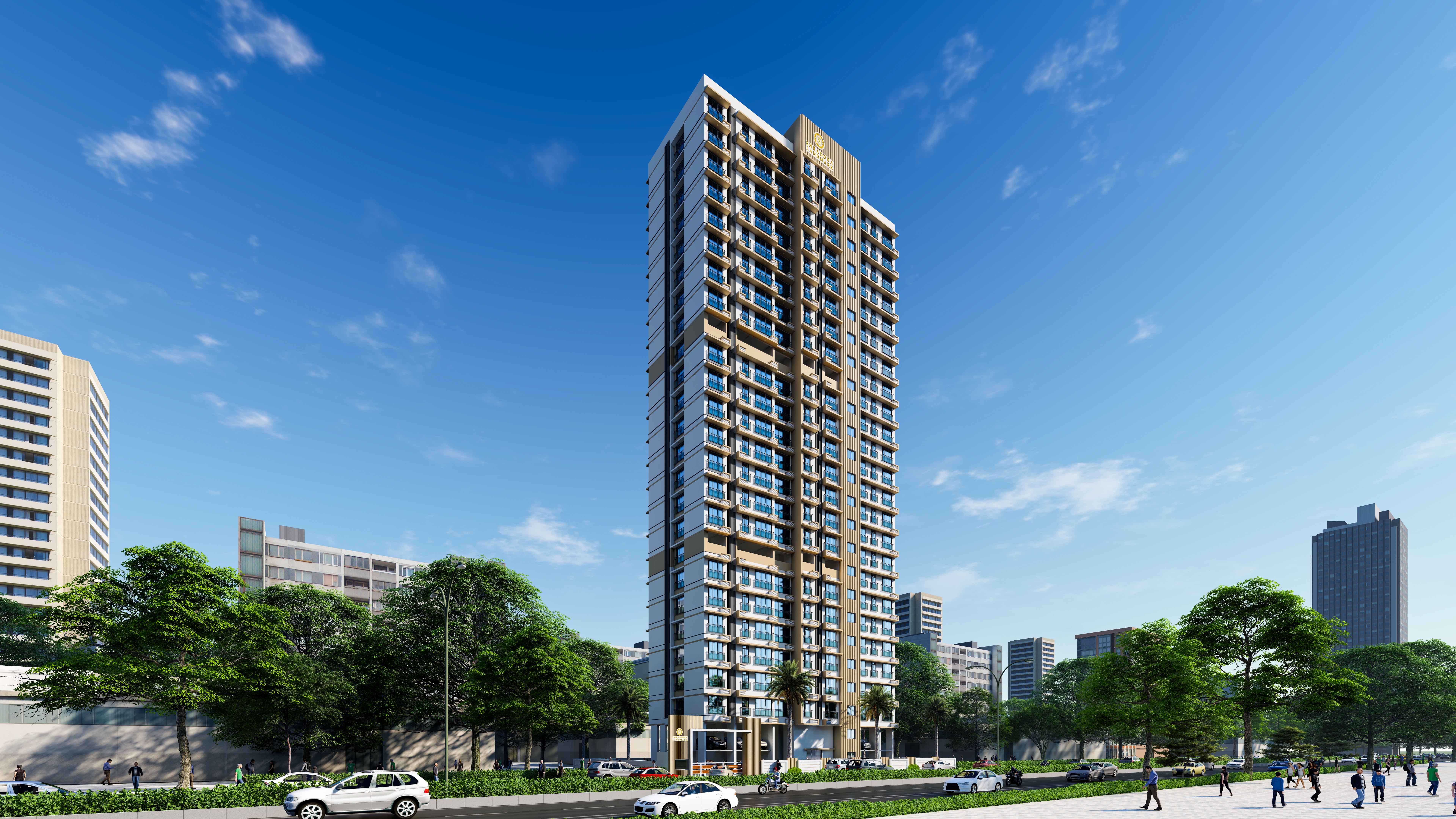 Vrindavan CHS residential tower