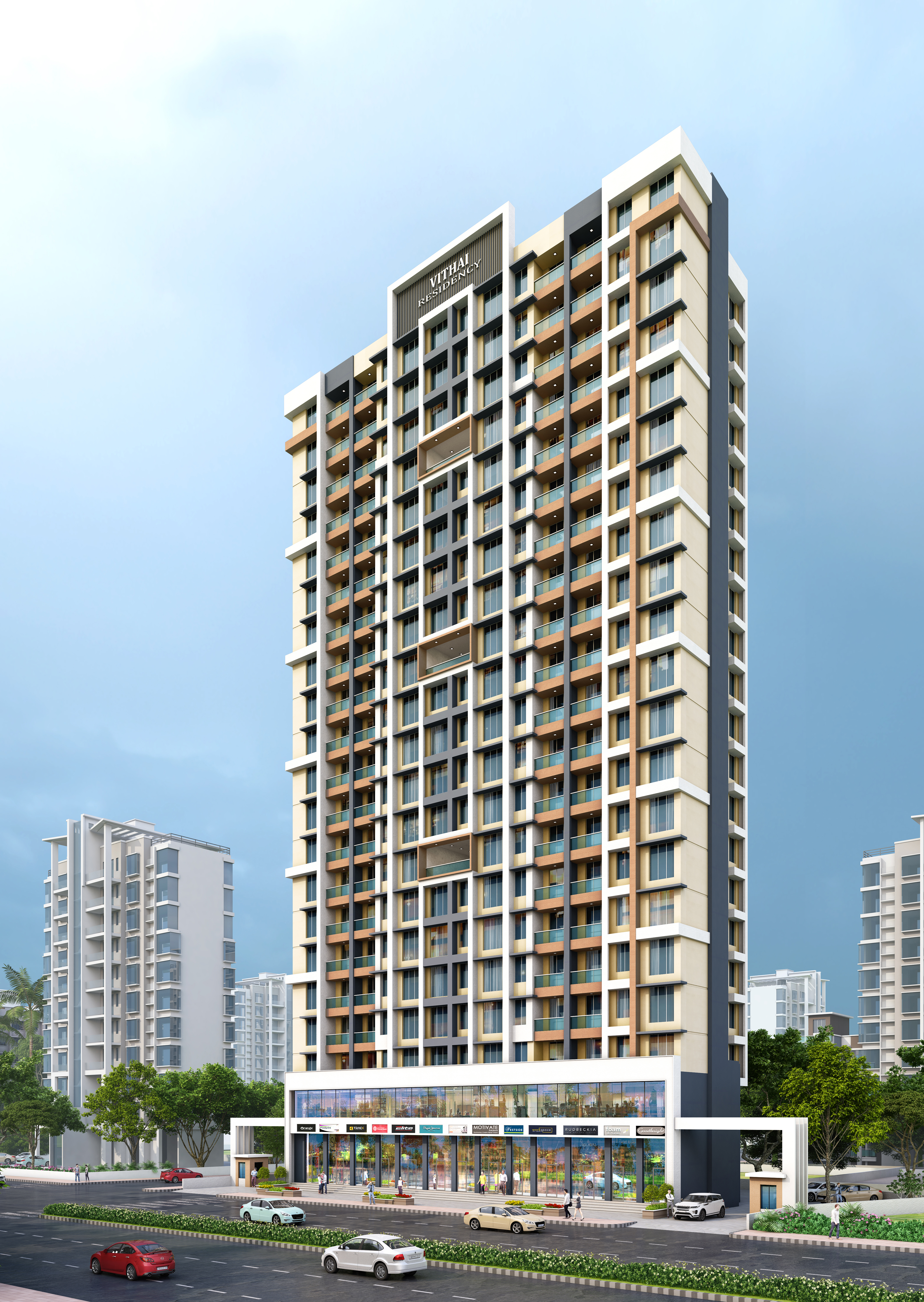 Vithal Residency redevelopment tower