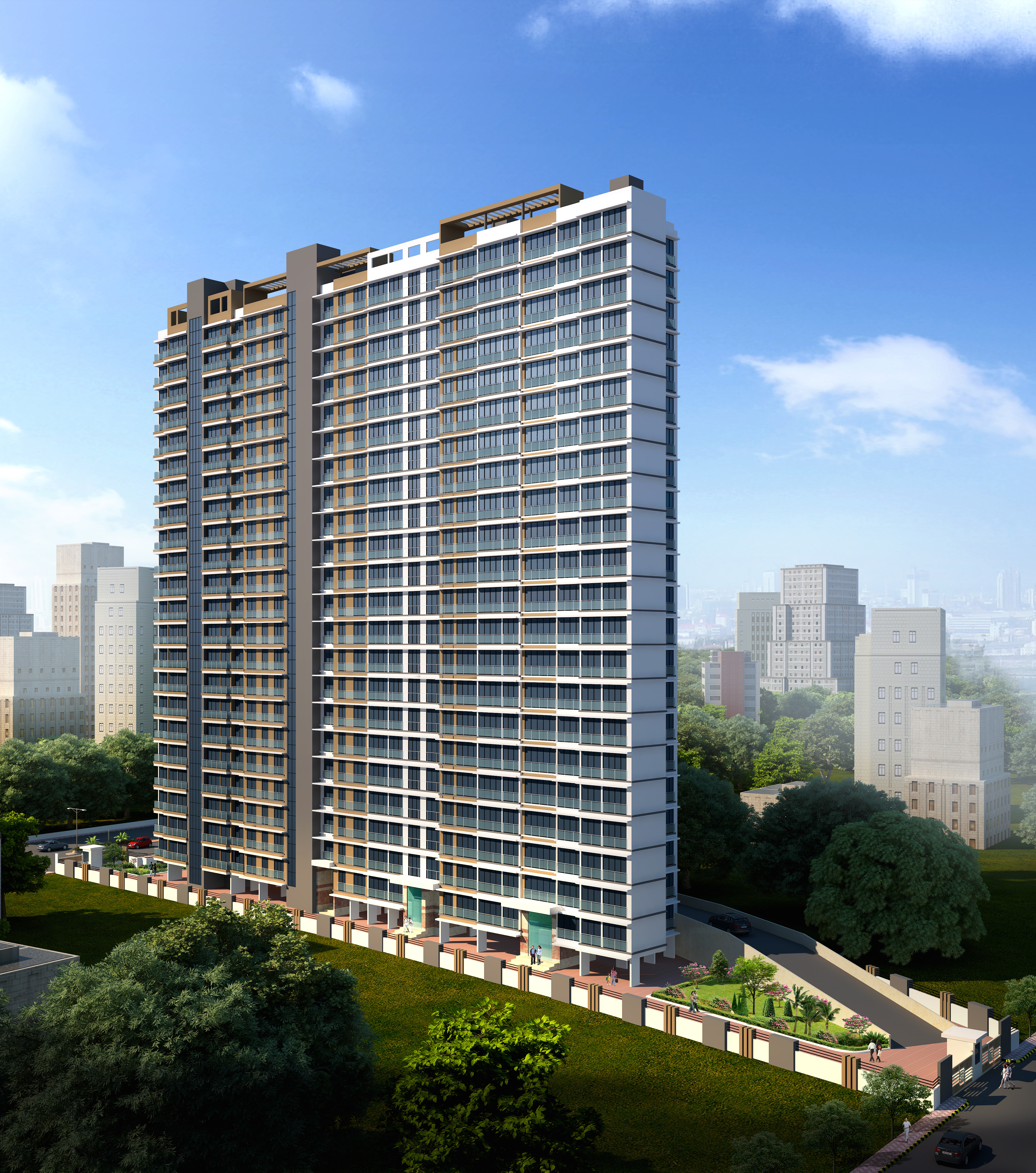 Vasant Krupa high-rise residential tower
